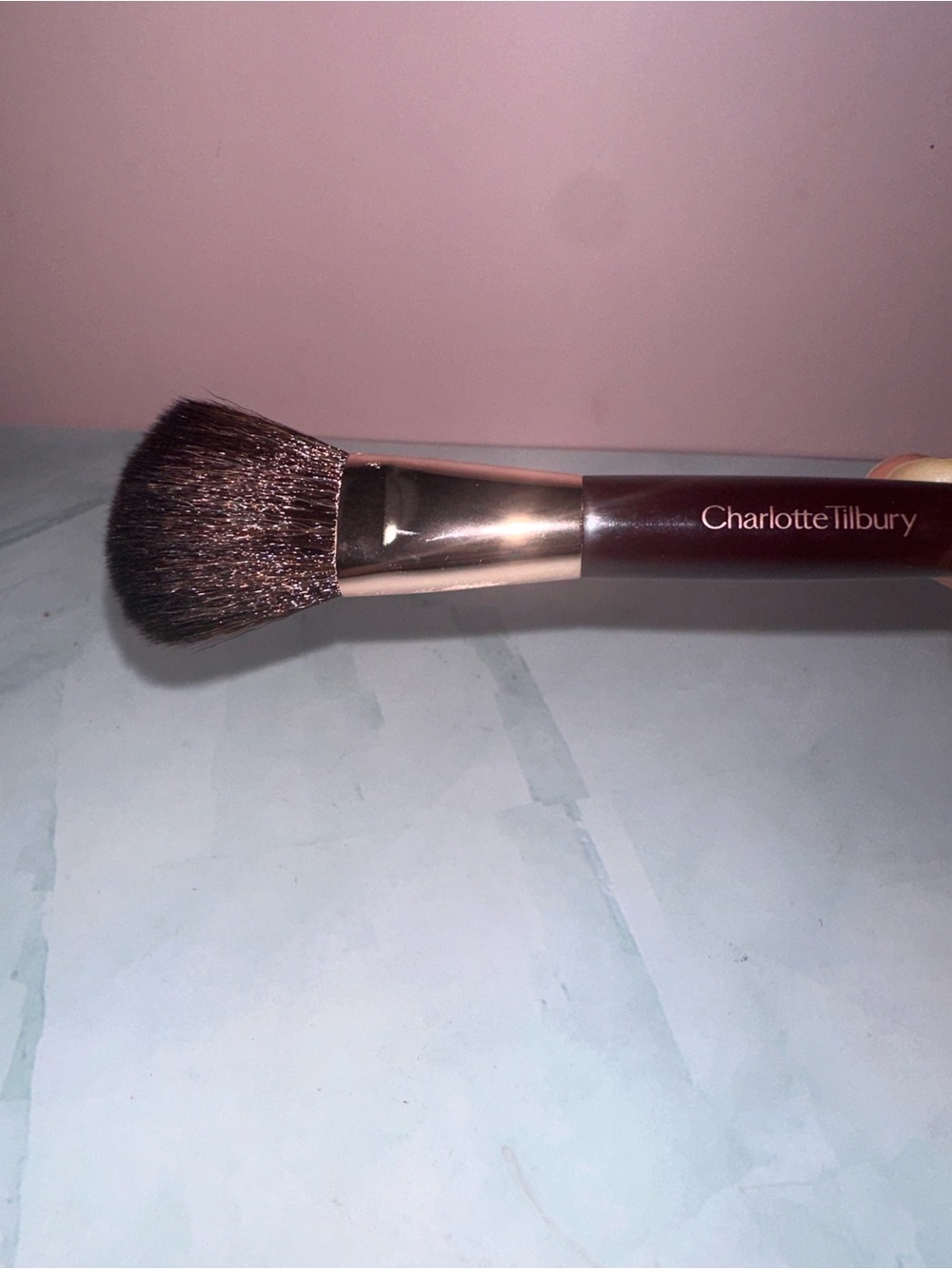 Charlotte Tilbury Blush/Face Brush in Deep Brown travel size
